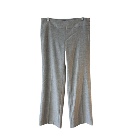 Ann Taylor Wool Blend Straight Leg Trouser Pants Size 6 Gray Office Work Career - Picture 8 of 8